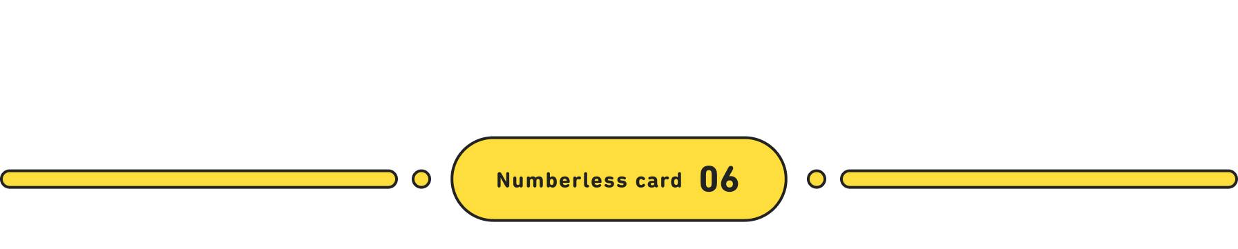 Numberless card 06