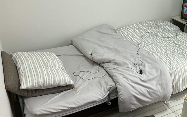 実際に利用されている布団セットの写真