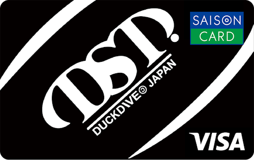 SAISON CARD Digital　DUCKDIVEのオリジナルカード画像